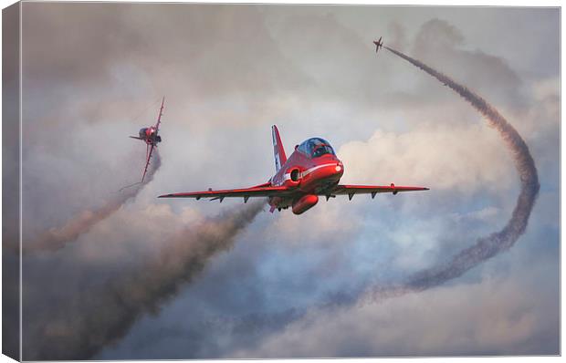 The Red Arrows  Canvas Print by Jason Green
