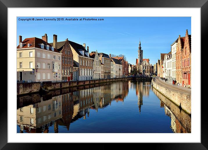  Beautiful Bruges Framed Mounted Print by Jason Connolly