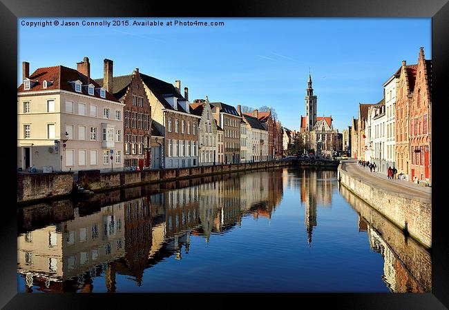  Beautiful Bruges Framed Print by Jason Connolly