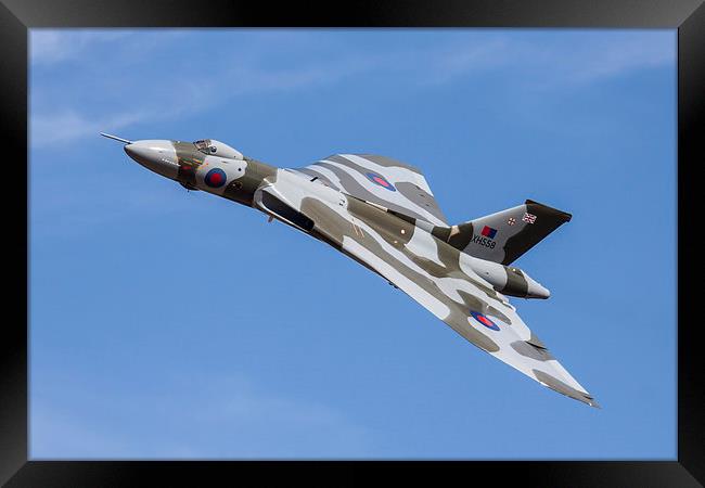  XH 558 at Duxford 2012 Framed Print by Oxon Images