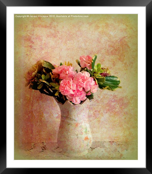 Pink and Pretty  Framed Mounted Print by Jacqui Kilcoyne