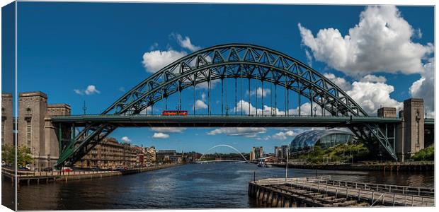 The Tyne Bridge Canvas Print by Dave Hudspeth Landscape Photography
