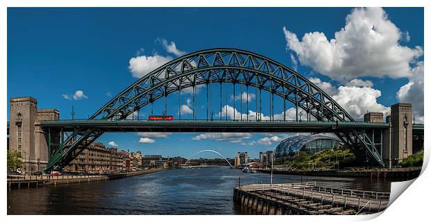 The Tyne Bridge Print by Dave Hudspeth Landscape Photography