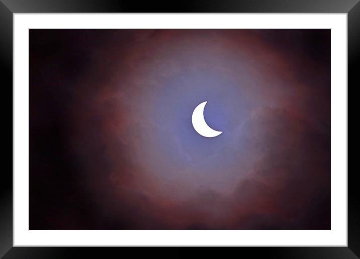 Solar Eclipse - 20/03/15 Framed Mounted Print by Jason Green