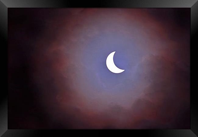 Solar Eclipse - 20/03/15 Framed Print by Jason Green