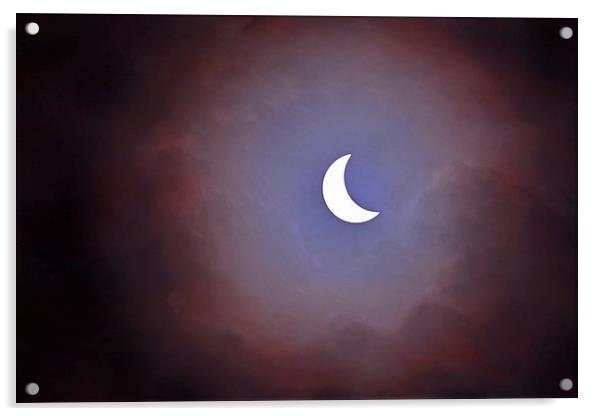 Solar Eclipse - 20/03/15 Acrylic by Jason Green