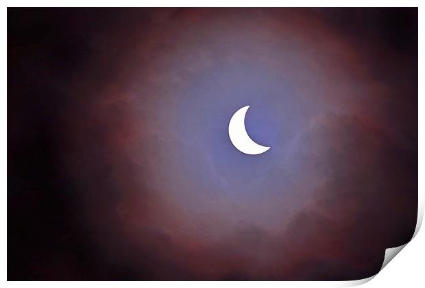 Solar Eclipse - 20/03/15 Print by Jason Green