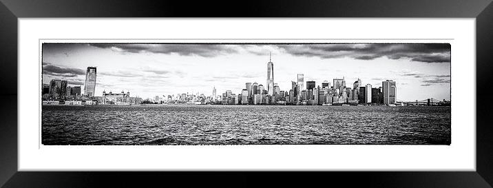  New York City Skyline  Framed Mounted Print by Kevin Duffy
