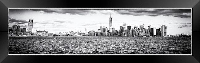  New York City Skyline  Framed Print by Kevin Duffy