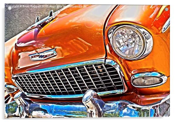  1956 Chevy bel air Acrylic by Brian  Raggatt