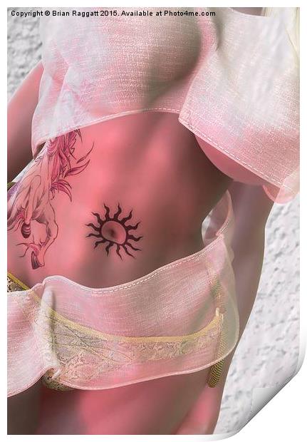  Material Girl's tattoo  Print by Brian  Raggatt