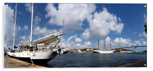 Views around Curacao Caribbean island Acrylic by Gail Johnson