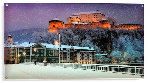  Winter in Kufstein Acrylic by Broadland Photography