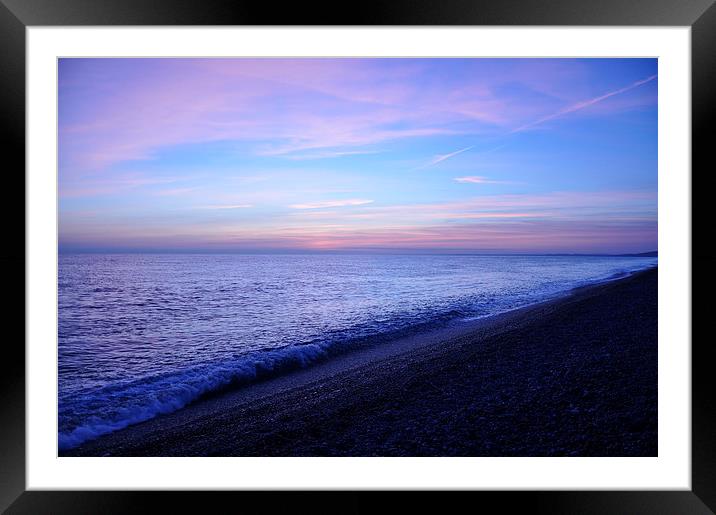  Sunset in Weymouth Framed Mounted Print by Joanna Kulawiak