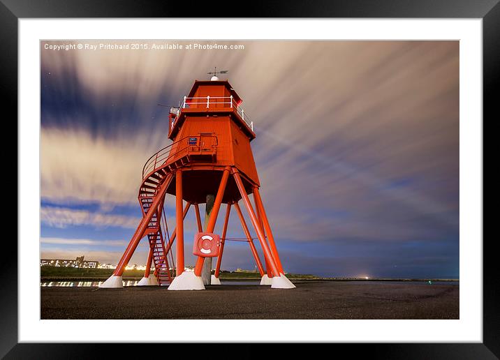  Herd Lighthouse Framed Mounted Print by Ray Pritchard