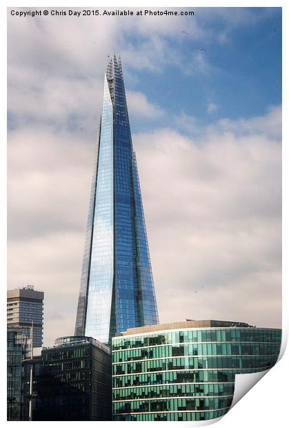 The Shard Print by Chris Day