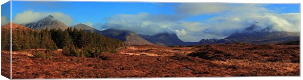 Cuillin View Canvas Print by James Buckle