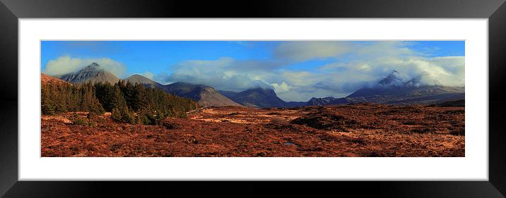  Cuillin View Framed Mounted Print by James Buckle