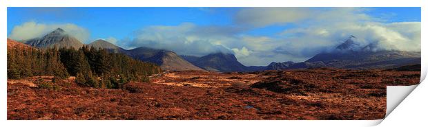  Cuillin View Print by James Buckle