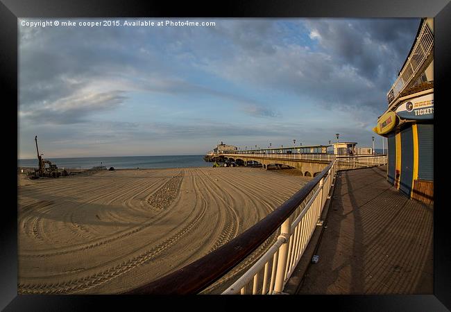  Bournemouth pier  Framed Print by mike cooper