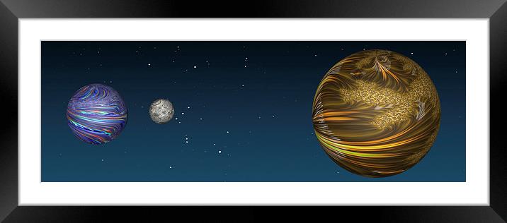 Total Eclipse Framed Mounted Print by Steve Purnell