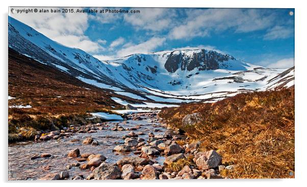  Coire Etchachan, cairngorms national park Acrylic by alan bain