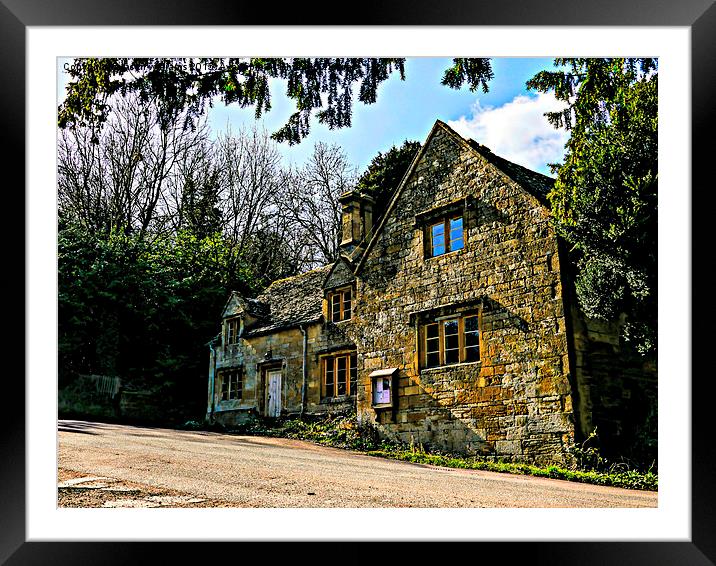  Old Cotswold House. Framed Mounted Print by Jason Williams
