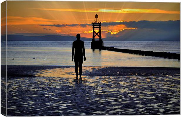  looking out to sea Canvas Print by sue davies