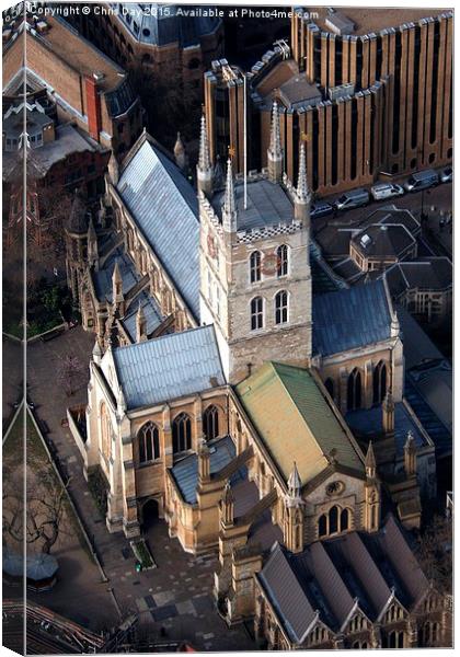 Southwark Cathedral Canvas Print by Chris Day