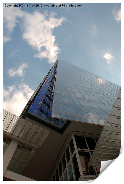 The Shard Print by Chris Day