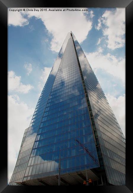 The Shard Framed Print by Chris Day