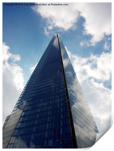 The Shard Print by Chris Day
