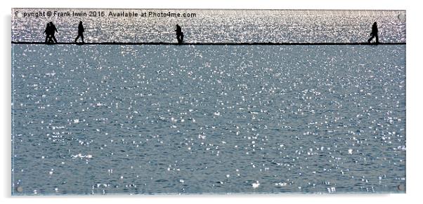  West Kirby Marine Lake Silhouette Acrylic by Frank Irwin