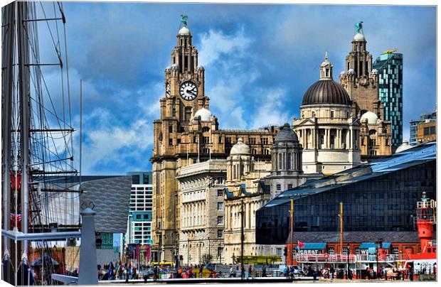  the three graces Canvas Print by sue davies