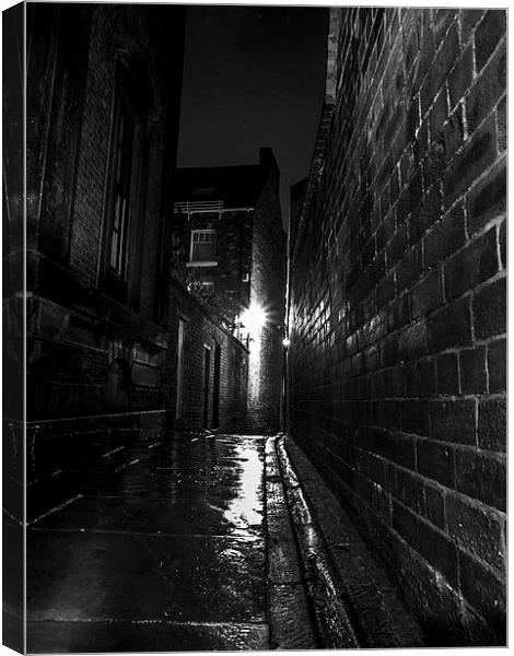 Wheats Lane at night, Sheffield Canvas Print by Chris Watson