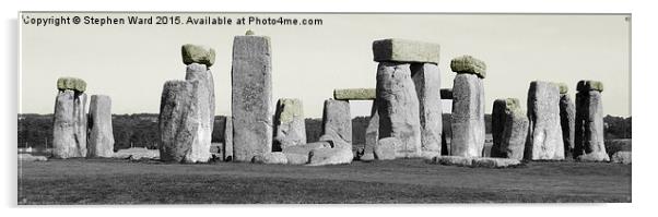  stonehenge Acrylic by Stephen Ward