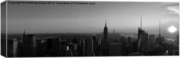 New York Canvas Print by Matthew Bates