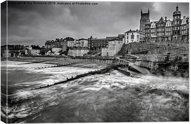  Cromer Seafront Canvas Print by Roy Scrivener