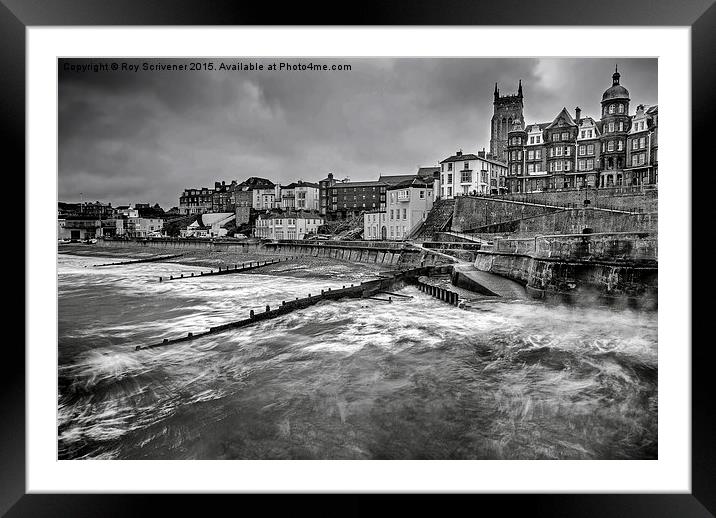  Cromer Seafront Framed Mounted Print by Roy Scrivener