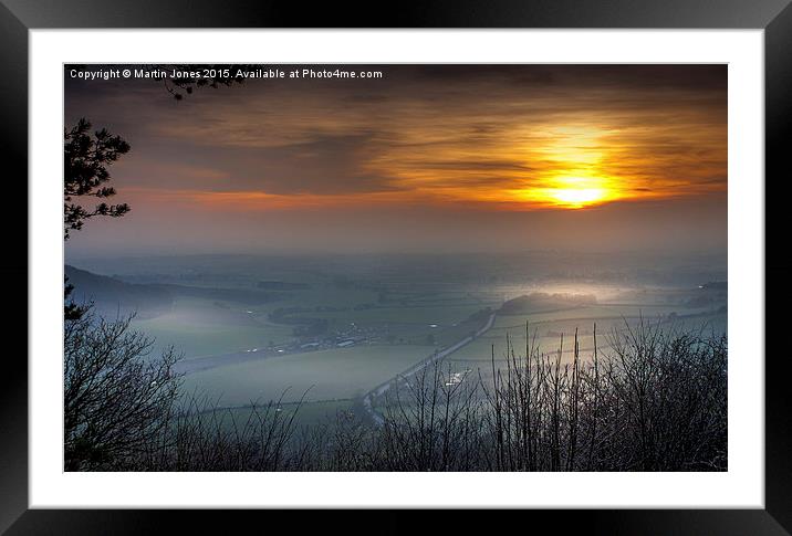 Mist over the Vale Framed Mounted Print by K7 Photography