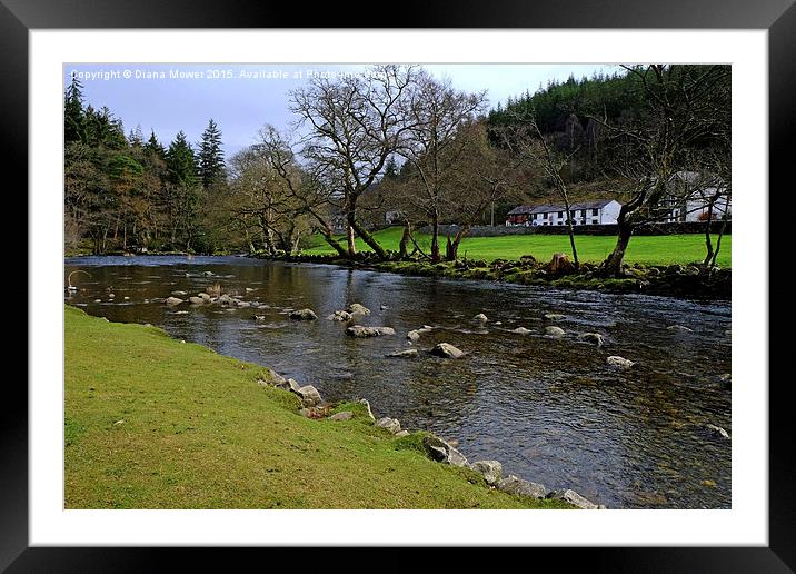  Betws-y-Coed Wales Framed Mounted Print by Diana Mower