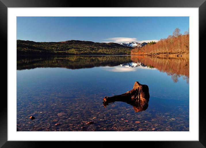   Loch Beinn a' Mheadhoin Framed Mounted Print by Macrae Images