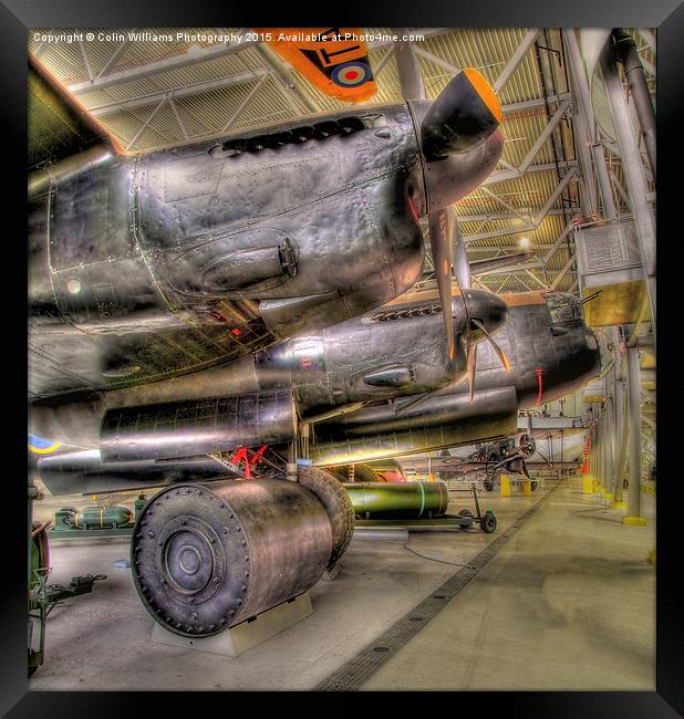  The Duxford Lancaster Framed Print by Colin Williams Photography