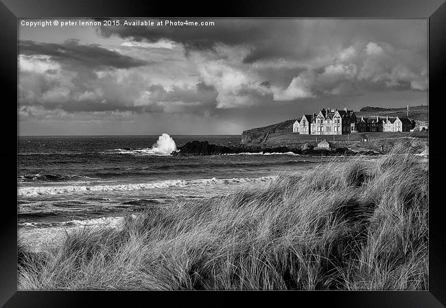  Moody Runkerry Framed Print by Peter Lennon