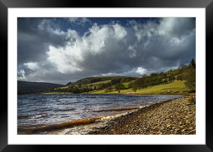 Stormy Skies over Ladybower  Framed Mounted Print by Darren Galpin
