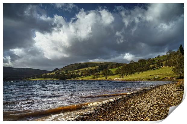 Stormy Skies over Ladybower  Print by Darren Galpin