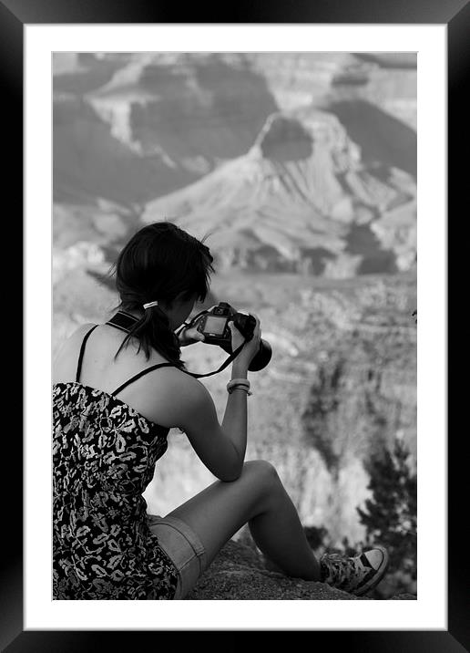 Serena, Grand Canyon Framed Mounted Print by Dave Livsey