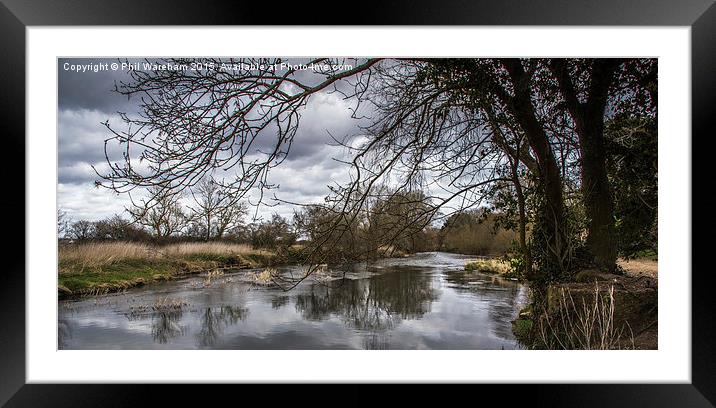  River Stour Bournemouth Framed Mounted Print by Phil Wareham