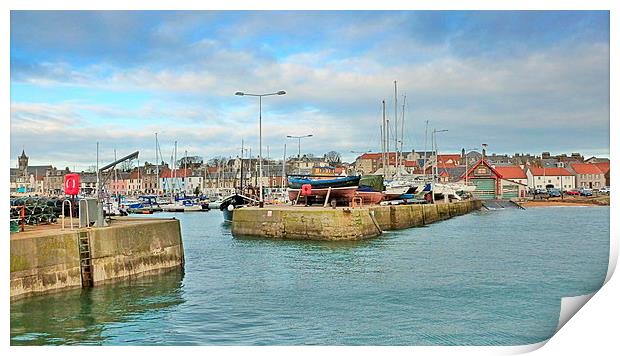  anstruther harbor  Print by dale rys (LP)