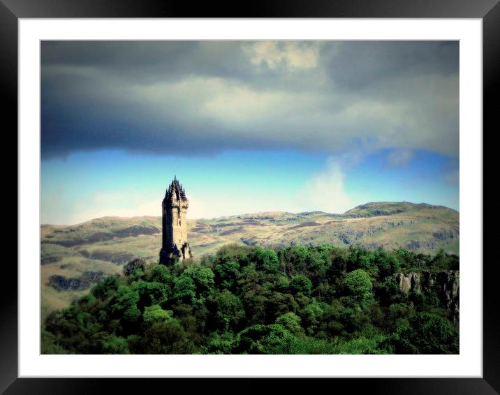  wallace monument ..stirling Framed Mounted Print by dale rys (LP)